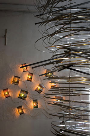 Dimitri Xenakis and M Maro Avrabou's light installation